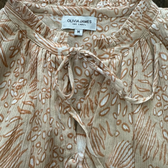 Olivia James Ro Long Dress, Summer Shells size M - Picture 7 of 13